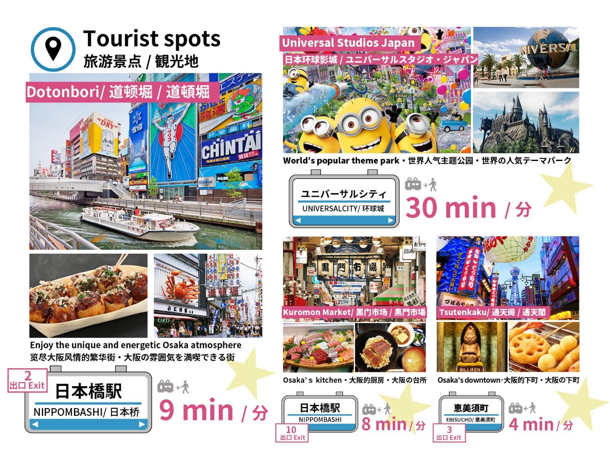 Bijou Suites Vivre โอซาก้า ภายนอก รูปภาพ